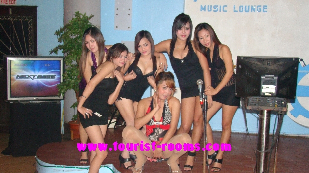 KTV GIRLS WEARING NICE DRESSES AT MALATE MANILA KTV CLUB