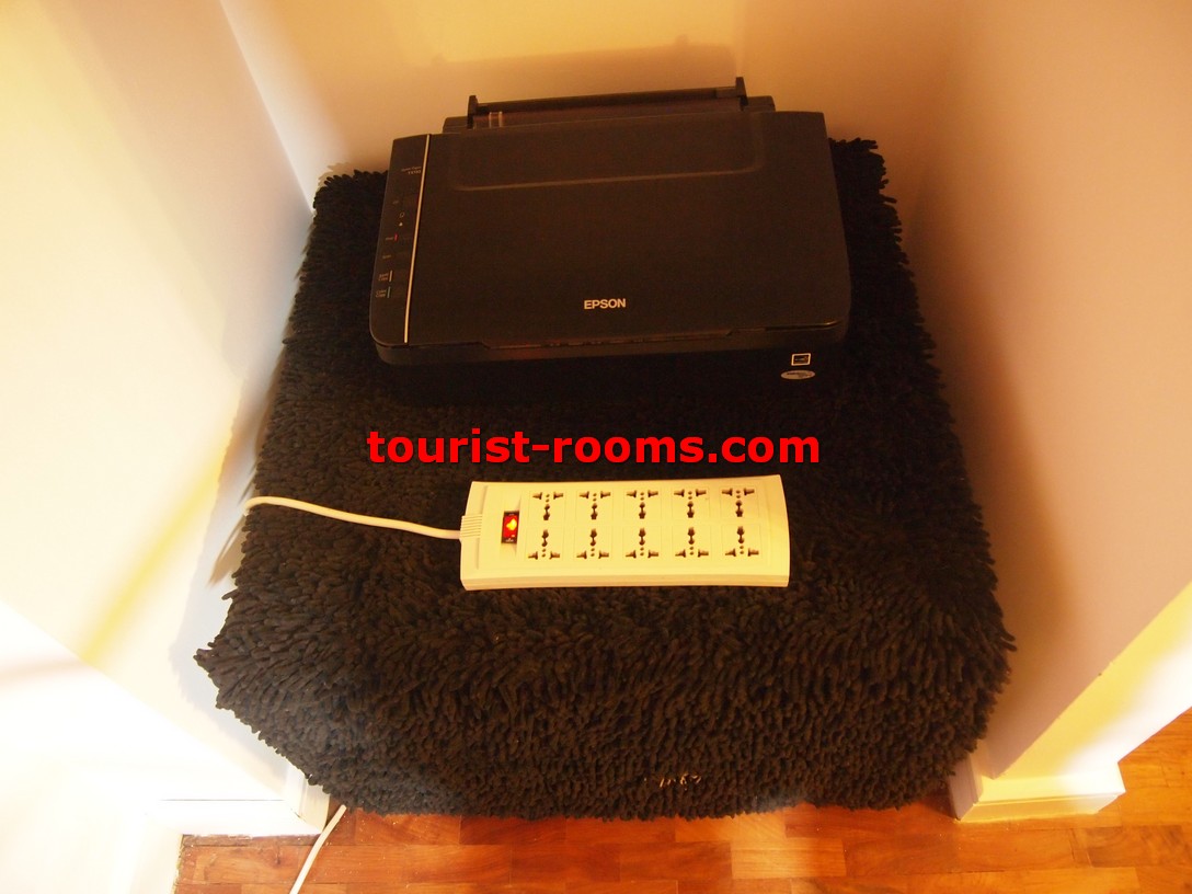 PRINTER INSIDE ONE ADRIATICO PLACE CONDOMINIUM APARTMENT IN MALATE MANILA