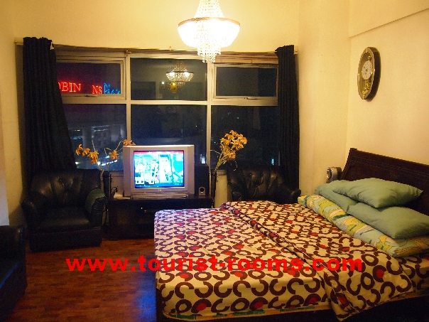 LIVING ROOM AREA OF ONE ADRIATICO PLACE APARTMENT IN MALATE MANILA