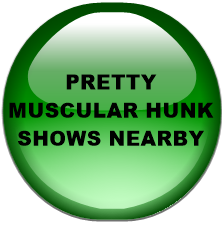 PRETTY MUSCULAR HUNK SHOWS NEARBY