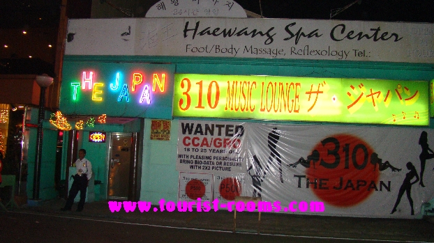 HAEWANG SPA AND THE JAPAN KTV CLUB AND CLUB 310 MUSIC LOUNGE AT MALATE MANILA.